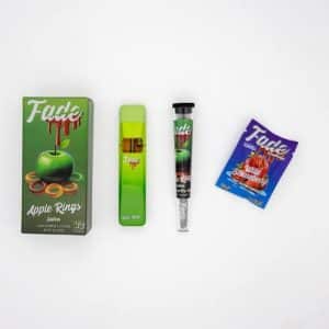 FADE - 3-IN-1 - [2G] Disposable Vape V.2 (Liquid Diamonds X Live Resin) + [1G] Infused Pre-Roll + [100MG] Gummy