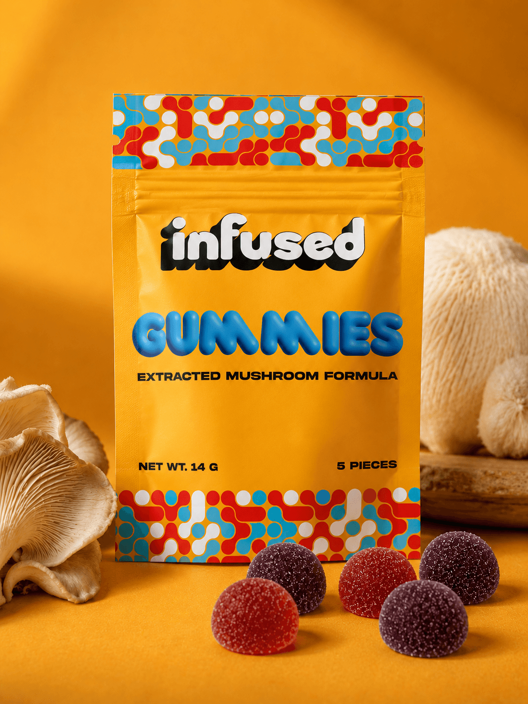 infused Gummies – *MAGIC* – Extracted Mushroom Formula (3500mg)