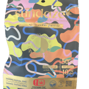 Sundaze Gummies (500mg THC) + (100mg CBD)