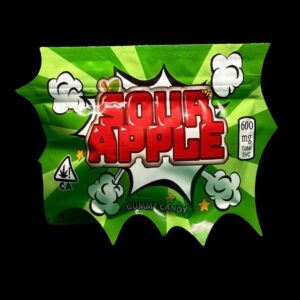 Sour Apple Gummy Candy (600mg)