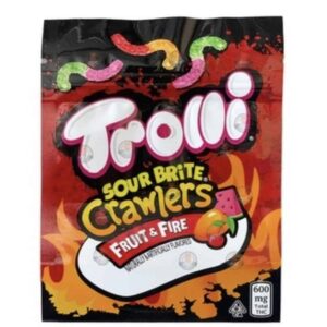 Trolli - Sour Brite Crawlers - Fruit & Fire (600mg)