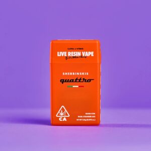 Sherbinskis Quattro - Live Resin Vape - Dual Chamber (Disposable) [2G]