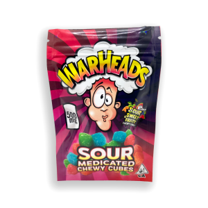 Warheads - Sour Medicated Chewy Cubes (500mg)